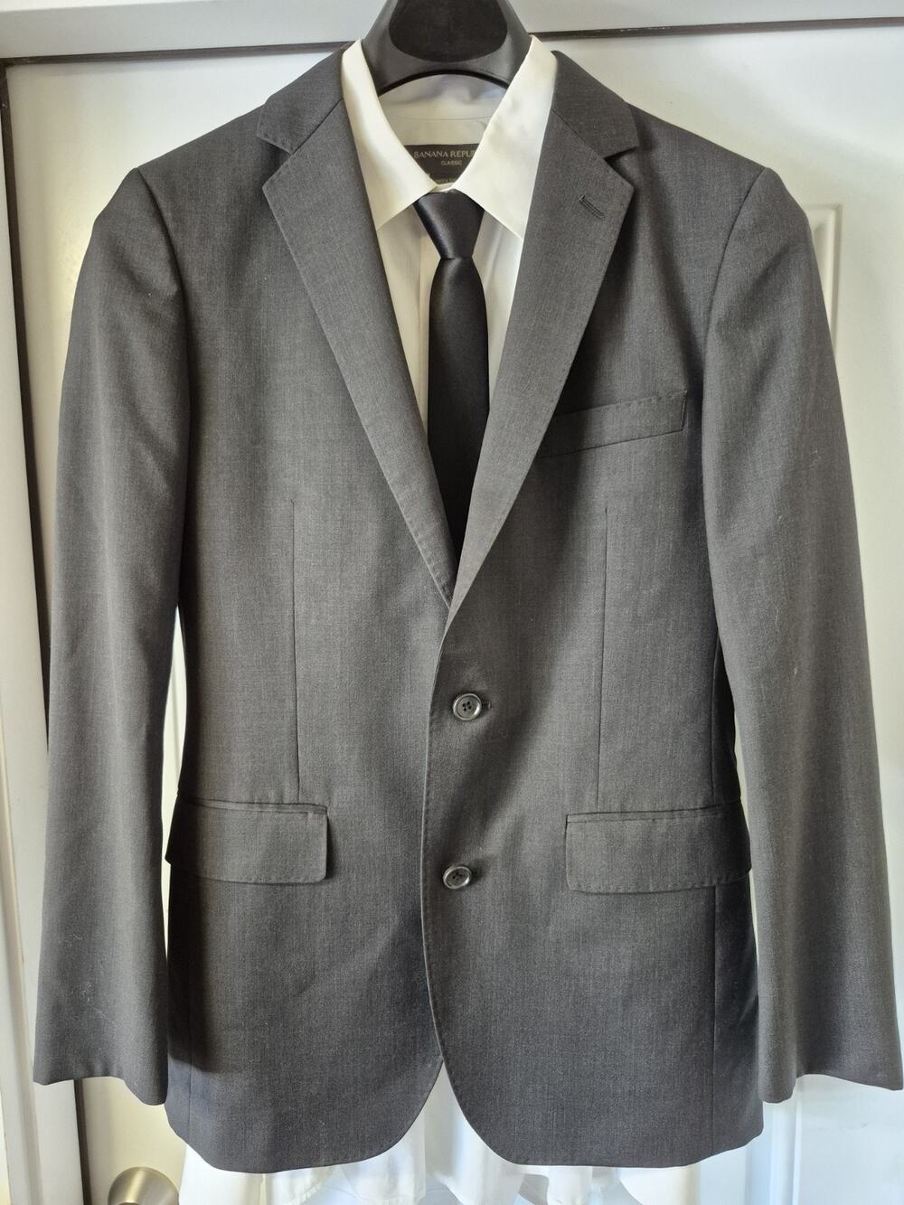 Bonobos Sport Coat Men 36 R Dark Gray Blazer Marzotto Italian Wool Standard Fit